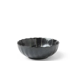 Hot MIYA Company Kasa Lines Black 5.5" Bowl