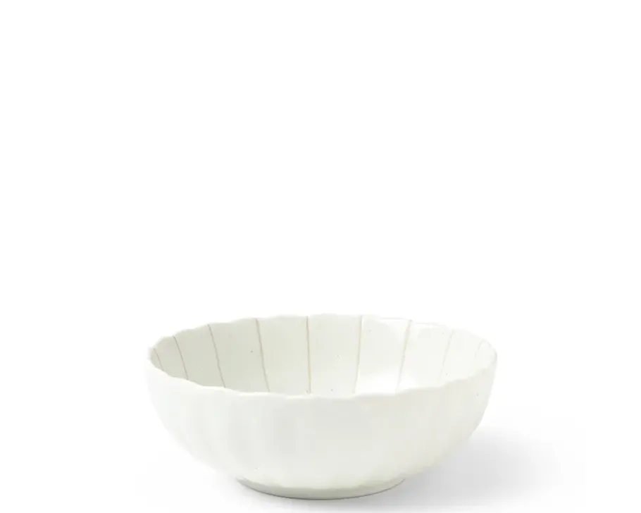 Hot MIYA Company Kasa Lines White 5.5" Bowl