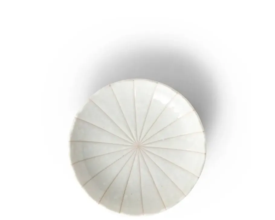 Discount MIYA Company Kasa Lines White 4.75" Plate