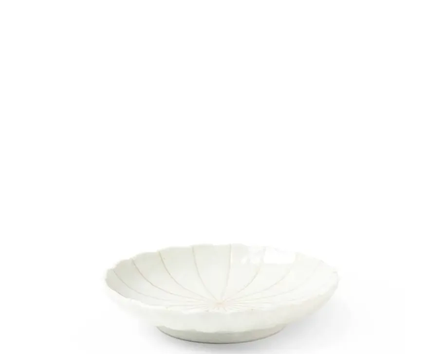 Discount MIYA Company Kasa Lines White 4.75" Plate