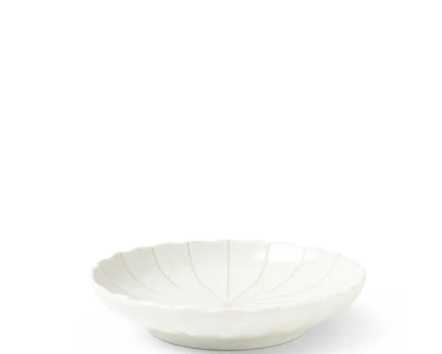 New MIYA Company Kasa Lines White 6.5" Plate