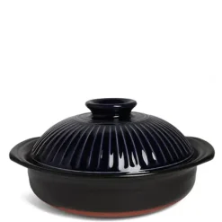 Online MIYA Company Kikka Blue Donabe Casserole 11"