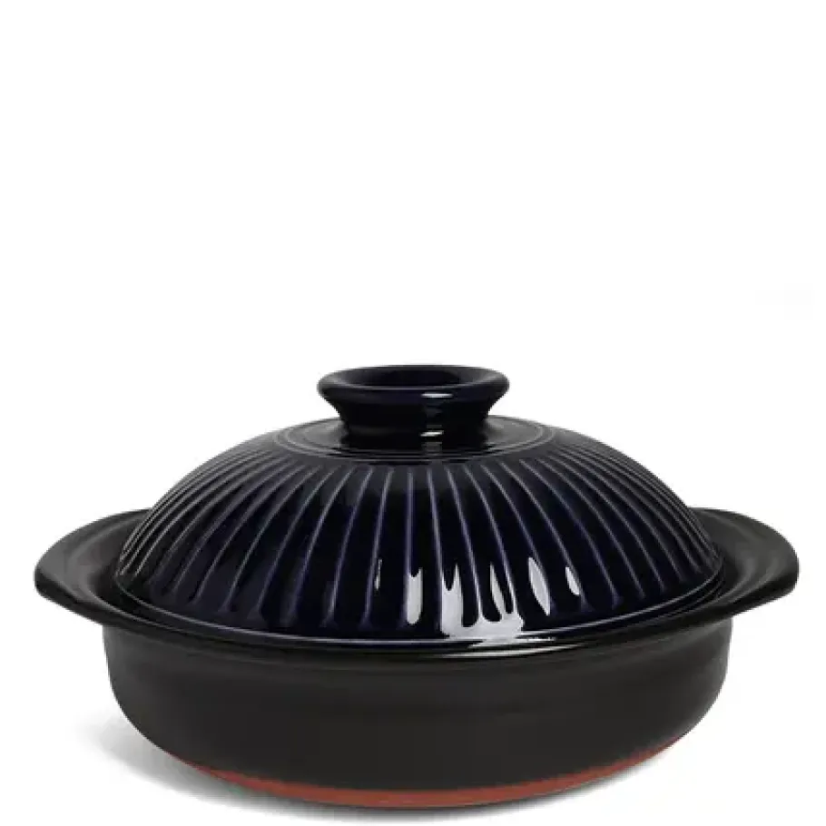 Online MIYA Company Kikka Blue Donabe Casserole 11"