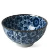 MIYA Company Kikuzome Karakusa 4.5" Rice Bowl