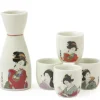 Online MIYA Company Kimono Ladies Sake Set