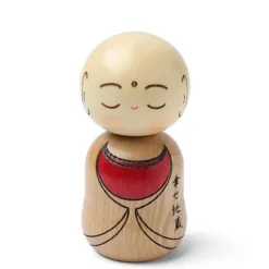 Best MIYA Company Kokeshi Ojizo Brown