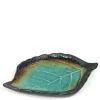 Clearance MIYA Company Kosui Green 8" X 5.5" Leaf Plate