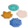 Outlet MIYA Company Leaf & Flower 4.75" Plate Set