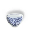 New MIYA Company Mini Plate 3.75" Blue & White Teacup Karakusa