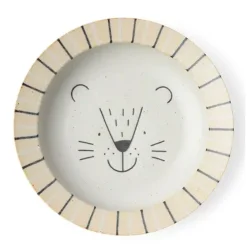 Online MIYA Company Mogu Mogu Lion Shallow Bowl 8.75"