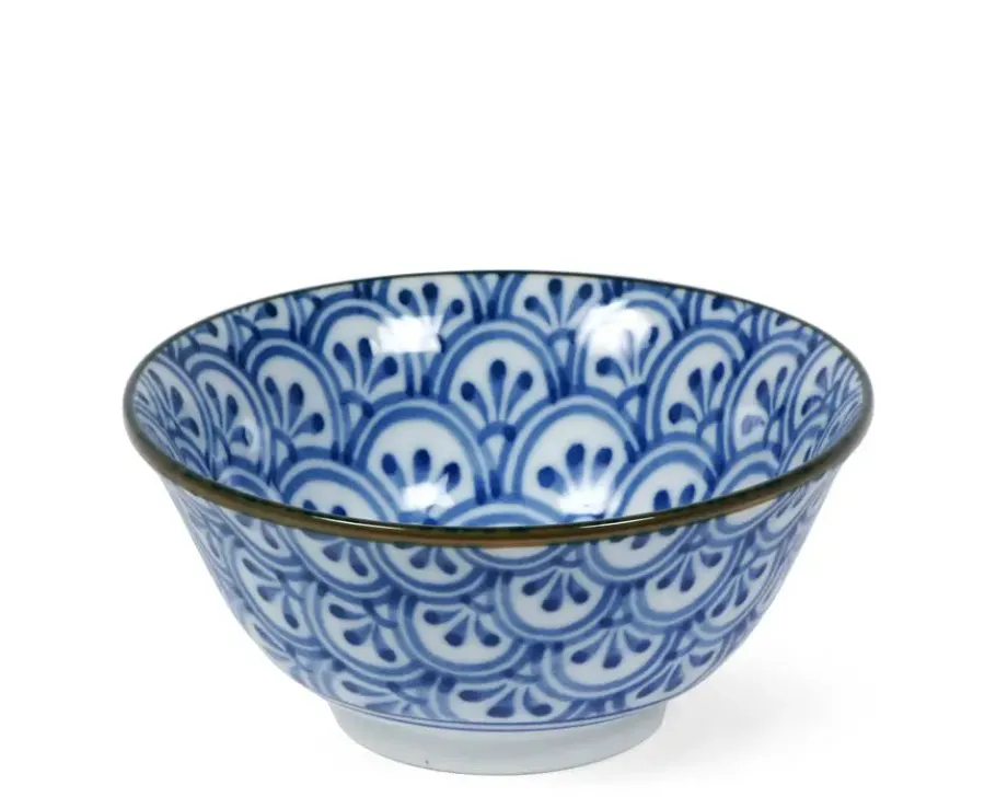 Hot MIYA Company Monyou 6" Hana Seigaiha Bowl