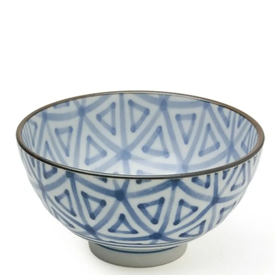 New MIYA Company Monyou 4.25" Sankaku Rice Bowl
