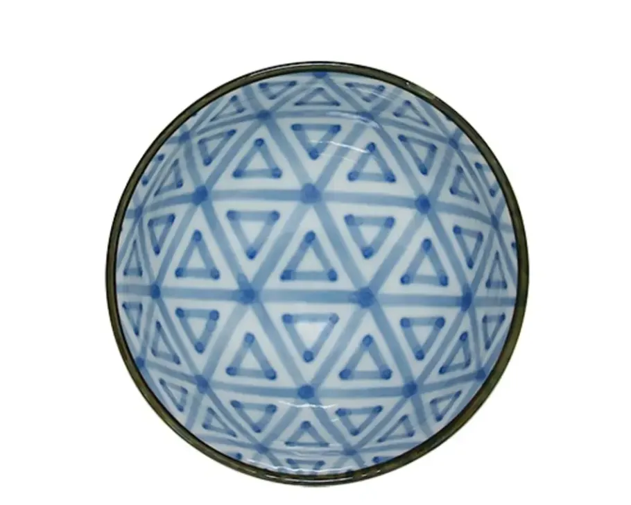 New MIYA Company Monyou 4.25" Sankaku Rice Bowl