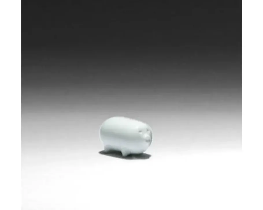 Online MIYA Company Mori Pig Figurine - White At Miya