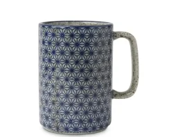 New MIYA Company Mug Blue Asanoha 16 Oz.
