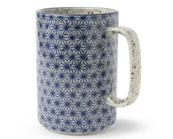 New MIYA Company Mug Blue Asanoha 16 Oz.