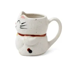 New MIYA Company Mug Cat White With Spots