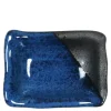 Best MIYA Company Namako Blue 3.5" X 2.5" Sauce Dish