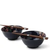 MIYA Company Namako Pink Sakura 5.75" Bowl Set/2