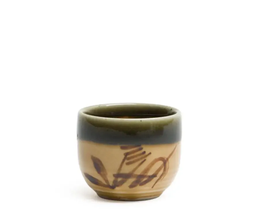 Hot MIYA Company Oribe Sasa 1.2 Oz. Sake Cup