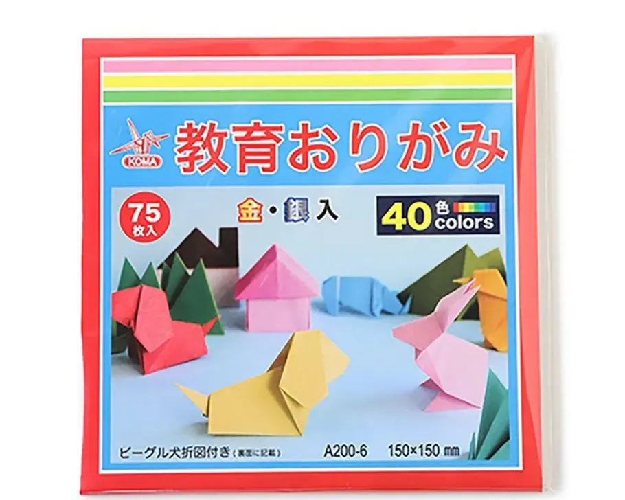 MIYA Company Origami Paper 6" Assorted