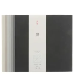 Online MIYA Company Origami Paper Washi 10-Shades Of Black