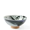 Online MIYA Company Rice Bowl Blue Whale Waves (Xl) 5-3/4"