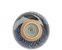Online MIYA Company Rice Bowl Blue Whale Waves (Xl) 5-3/4