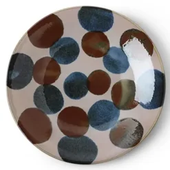 Best MIYA Company Rustic Dots 11" Plate