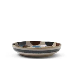 Sale MIYA Company Rustic Dots 7.75" Shallow Bowl