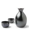 Online MIYA Company Sake Set Black Luster