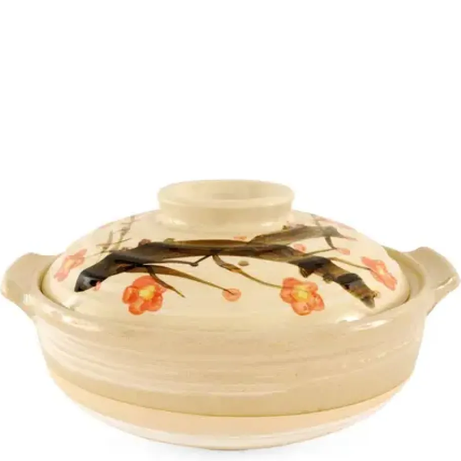 Sale MIYA Company Sakura Donabe Casserole, 104 Oz.