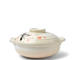 Online MIYA Company Sakura Donabe Casserole, 135 Oz.