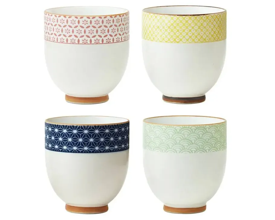 Online MIYA Company Sashiko Teacup Set 6 Oz.