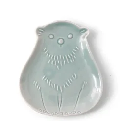 Discount MIYA Company Sauce Dish Bear Teal