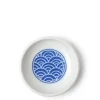 Sale MIYA Company Sauce Dish 3-1/4" Blue Waves Mon