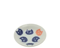 Sale MIYA Company Sauce Dish Cat Furry Faces