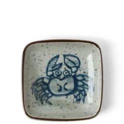 New MIYA Company Sauce Dish 3.5" Crab