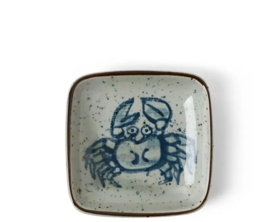New MIYA Company Sauce Dish 3.5" Crab