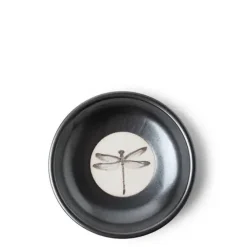 Outlet MIYA Company Sauce Dish Graphite Gray/Black Dragonfly