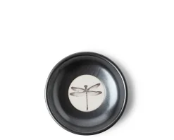Outlet MIYA Company Sauce Dish Graphite Gray/Black Dragonfly