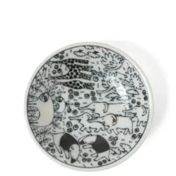 Hot MIYA Company Sauce Dish 4" Happy Animals
