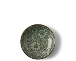 Best MIYA Company Sauce Dish 3-5/8" Indigo Mums