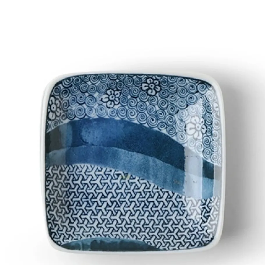 Best MIYA Company Sauce Dish 3" Sq. River Crossing