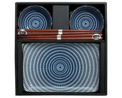 Online MIYA Company Sendan Blue Sushi Set