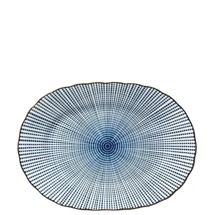 Sale MIYA Company Sendan Tokusa 7.75" X 5.5" Oval Plate