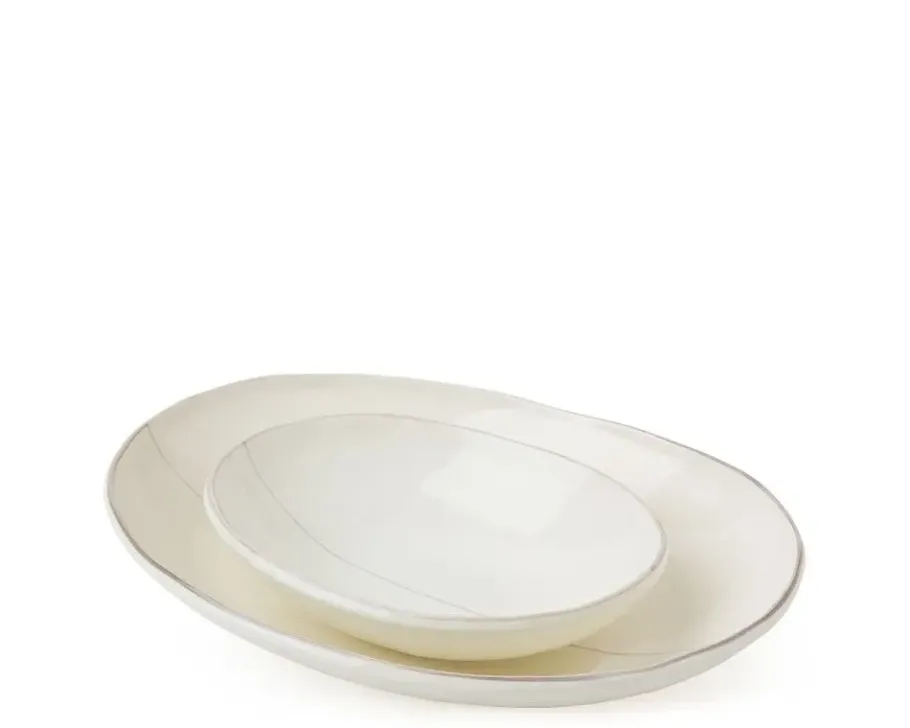 Outlet MIYA Company Shiratama 9.5" X 7" Oval Bowl