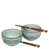 Online MIYA Company Spring Blossoms 5" Bowl For Two Set