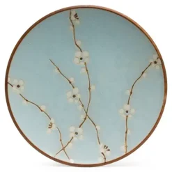 MIYA Company Spring Blossoms 9" Round Plate