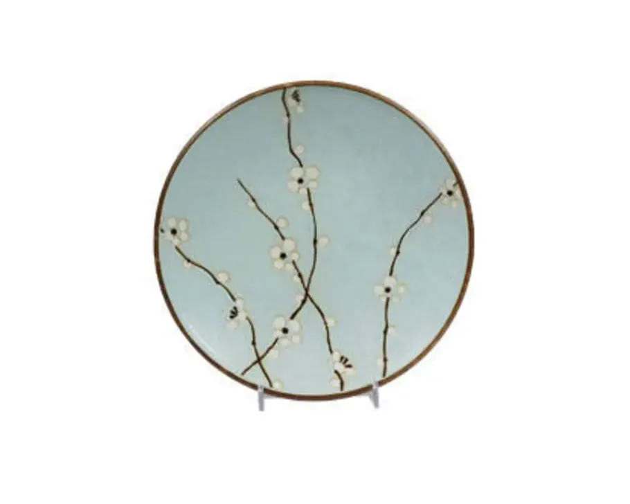 MIYA Company Spring Blossoms 9" Round Plate